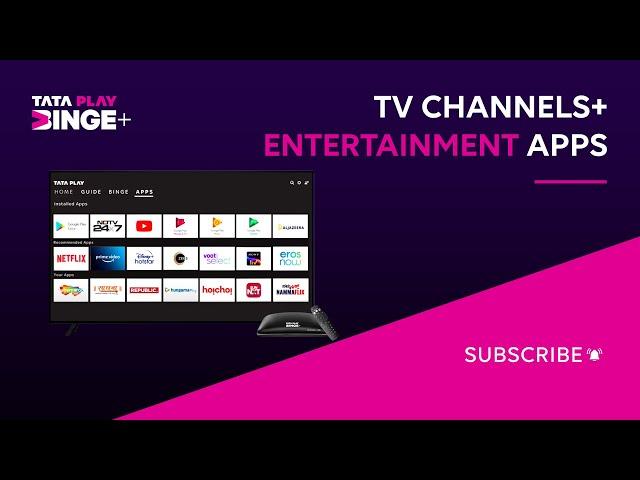 Tata Play Binge+ | New features | Binge+ smart set-top-box | TV channels & OTT apps all in one place