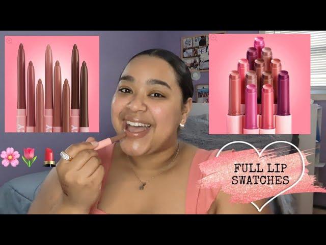 COLOURPOP SO JUICY PLUMPING GLOSS & LIP LINER FULL COLLECTION SWATCHES