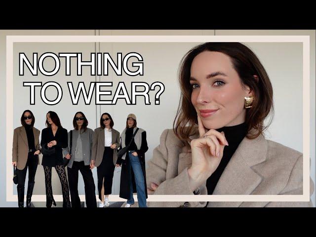 7 EASY OUTFIT FORMULAS FOR WHEN YOU HAVE NOTHING TO WEAR | Classic & easy looks that anyone can wear