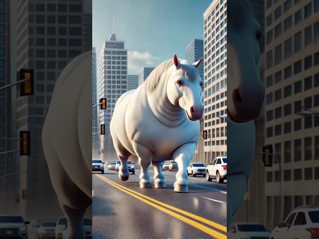 Beautiful story of a fat horse  and a doctor #ai #shotrs #viral #ytshors #youtubeshorts #aiart