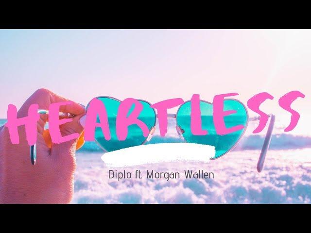 Diplo ft. Morgan Wallen - Heartless (Lyrics)