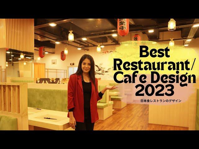 Best Restaurant/Cafe Design 2023 | Japanese Cuisine Restaurant | Low-Cost Cafe Interior Design