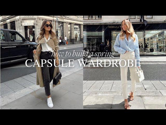 HOW TO BUILD YOUR CAPSULE WARDROBE FOR SPRING 2023 | All the basics you need | Kate Hutchins