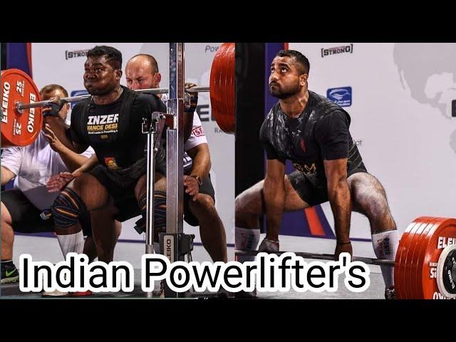 17th S Elavarasan(787.5kg) &18th Lakhveer Singh(777.5kg) -93kg Class 2019 Men IPF World Powerlifting