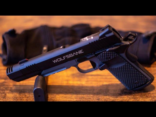 Echo1 Wolfsbane 1911 Green Gas Airsoft Pistol Review! WHAT A BEAUTIFUL DESIGN!