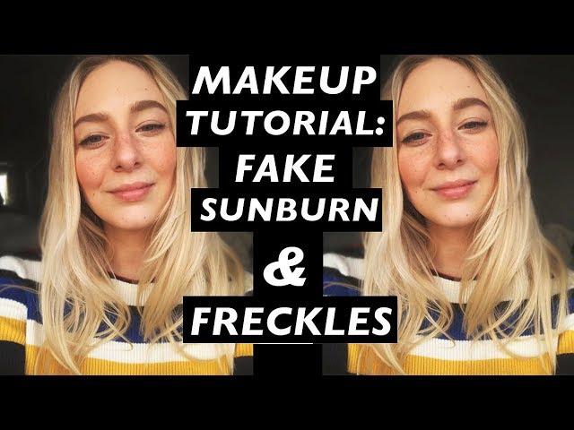 SUNKISSED & FAKE FRECKLES TUTORIAL