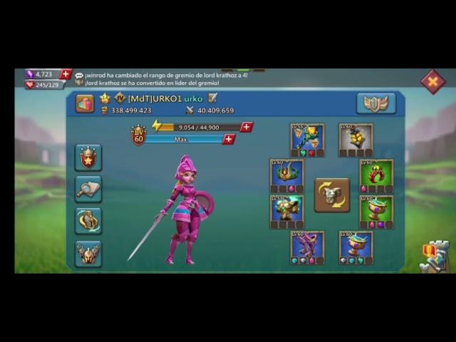 Tutorial Armaduras de ataque Free too play Lords Mobile.