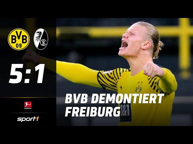 Dortmund – Freiburg 5:1 | Highlights Bundesliga 19. Spieltag | SPORT1