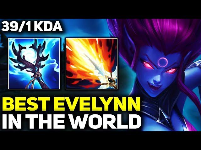 RANK 1 BEST EVELYNN IN SEASON 14 - AMAZING GAMEPLAY! | League of Legends