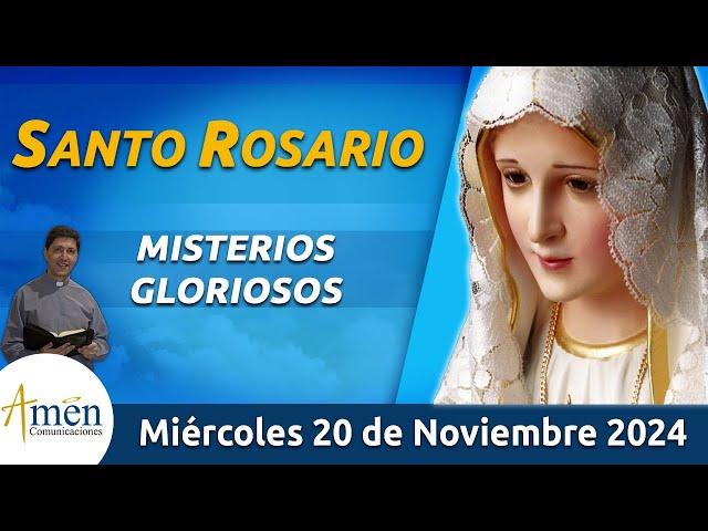 Santo Rosario de Hoy Miércoles 20 Noviembre de 2024 l Amen Comunicaciones l Católica l María