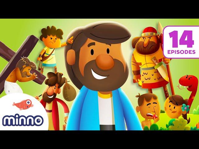  14 AMAZING Kids Bible Stories from Genesis to Jesus to Acts! | 2 HOURS of Bible Stories for Kids