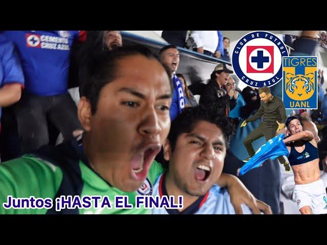 ¡Juntos hasta el final!/ camino a liguilla/ Cruz Azul vs Tigres reacción apertura 2024 color y vlog