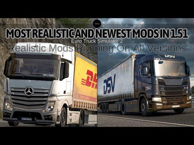 [1.51] The Most Realistic and Newest Mods of 1.51 in Euro Truck Simulator 2. MESETNEOMAN® [Black]