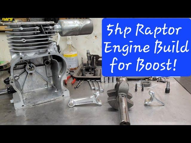 5hp Briggs Raptor engine build for big HP!