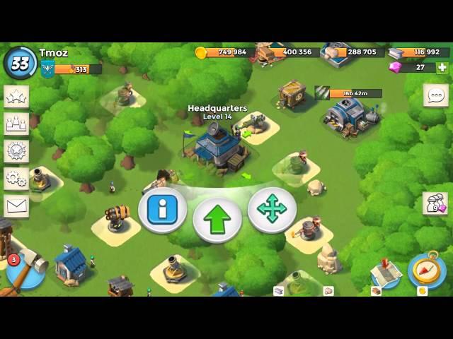 Boom Beach - high vp/low level - using notes