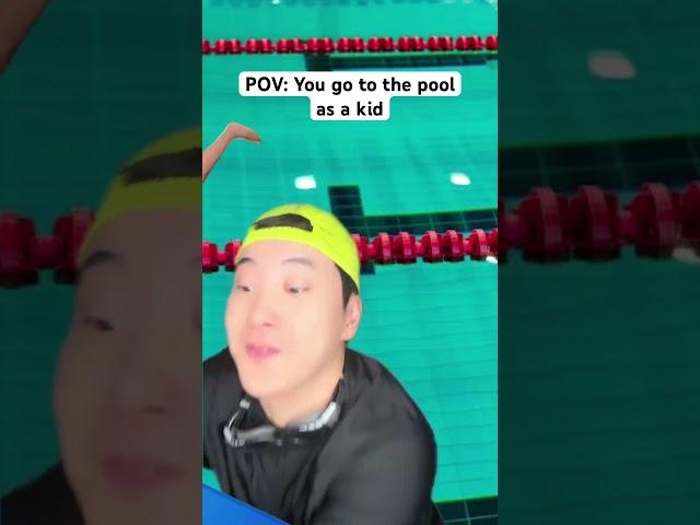POV: You Go To The Pool As A Kid #relatable #shorts