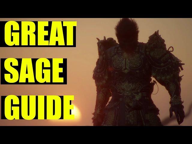 How to beat "the great sages broken shell" boss fight Black myth Wukong ( guide / walkthrough)