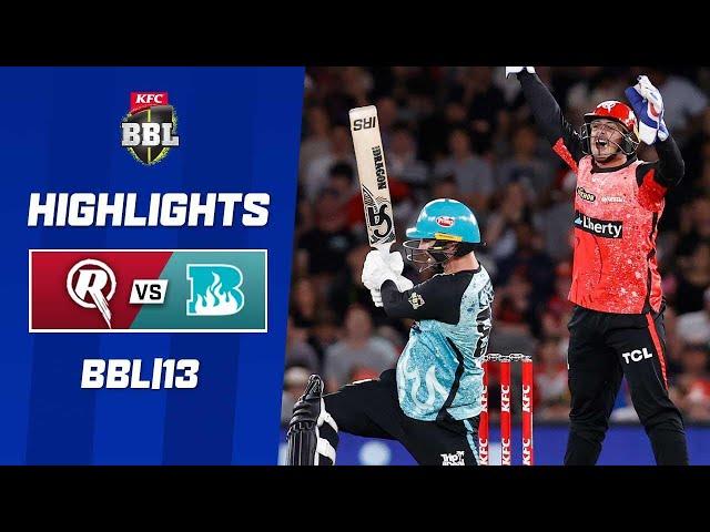 Melbourne Renegades v Brisbane Heat | BBL|13