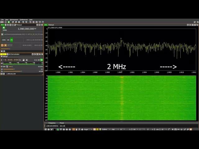 ADS-B Mode-S Signal Identification 1090 MHz on SDRangel | Technology Master