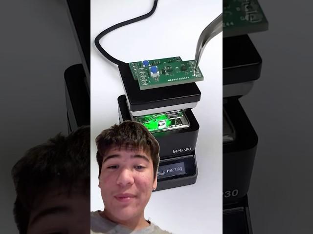 Hotplate soldering fail… #arduino #3dprinting #inventions #soldering #diy #weldingprocess #tech