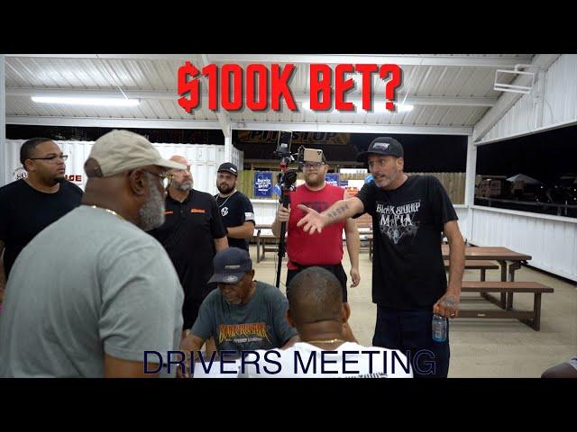 Drivers Meeting | Rumble in The Jungle | Texas Motroplex | Staring Willie Dog, Cowboy and Futch