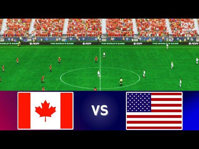 FC 24:  CANADA (w) vs. USWNT | Nov 30, 2024 | International Friendly | PS5 Gameplay