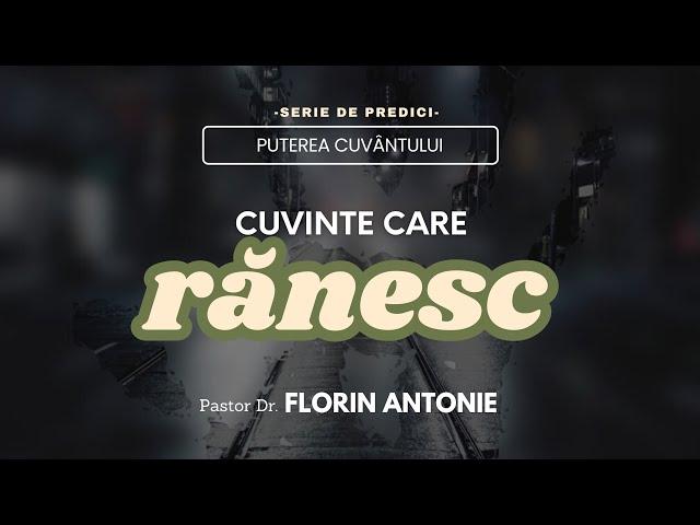 Cuvinte care rănesc - Florin Antonie