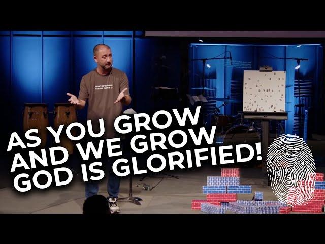 As you grow and we grow, God is glorified! - Growth, Generosity, Serving, Community - Fingerprint