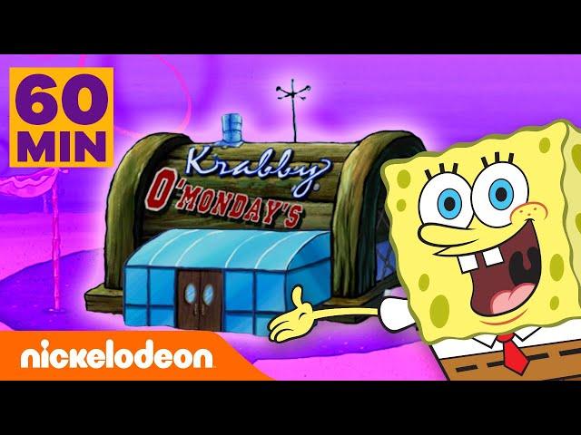 سبونج بوب | تقليد برغر سلطع | حلقة لمدة ساعة كاملة | Nickelodeon Arabia