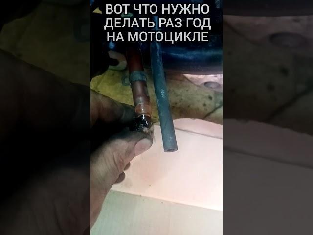 #вот что нужно делать раз в год на мотоцикле..