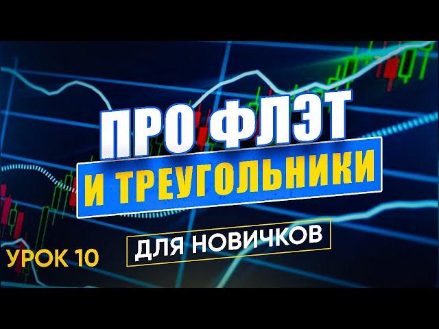 ФЛЭТ | ТРЕУГОЛЬНИКИ в трейдинге | Фигуры технического анализа | Трейдинг для новичков