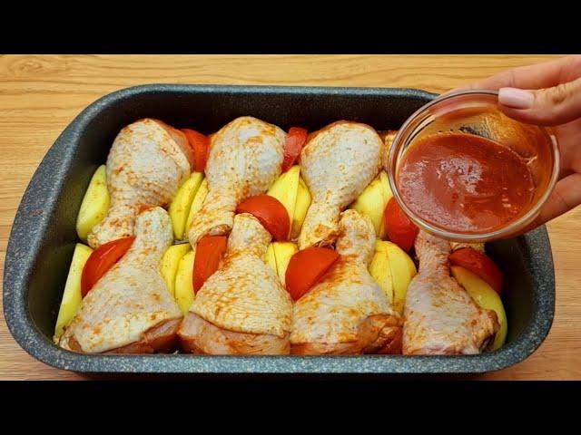 Delicious and quick! The most delicious recipe for chicken with potatoes! #220