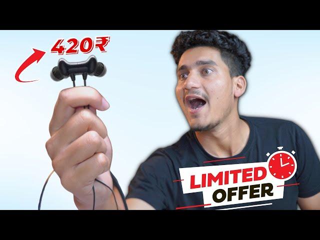 Best Bluetooth Earphone under 500 rs | TECHFIRE Fire 500v2 UnboxingCheapest Bluetooth Neckband️