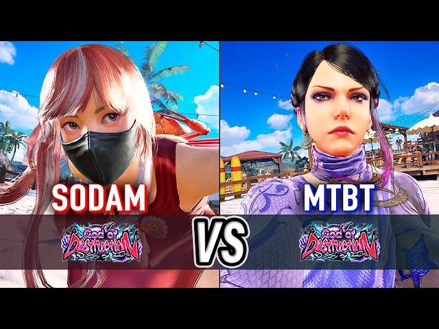 T8  SODAM (Xiaoyu) vs MTBT (Zafina)  Tekken 8 High Level Gameplay