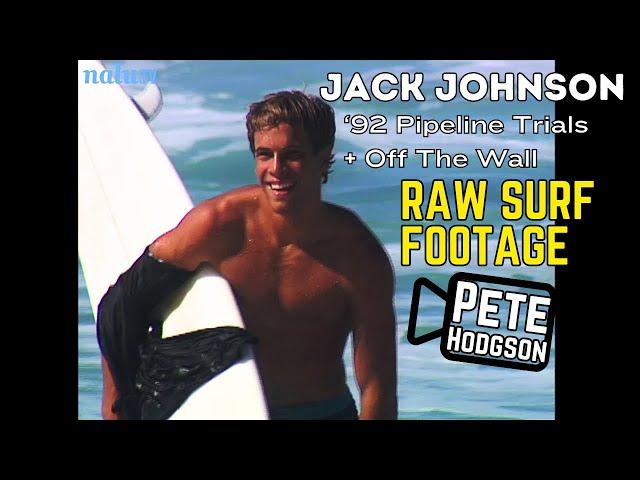 17-Year-Old Jack Johnson and Legends SURF '92 PIPE HAWAIIAN TRIALS + OTW Free Surf