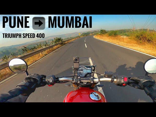 Pune to Mumbai on My Triumph Speed 400