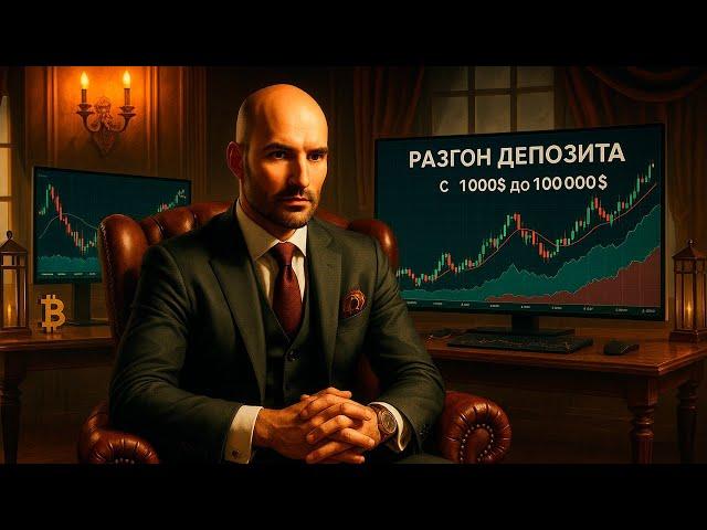 Марафон. 1 000 - 100 000$. Утренние изменения. Торгуем онлайн.