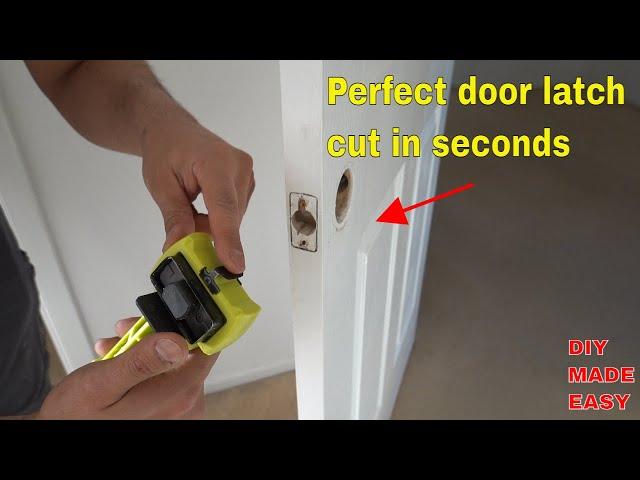 Ryobi door latch installation tool