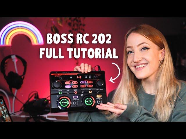 BOSS RC 202 LOOP STATION live looping tutorial | demo review setup 2023