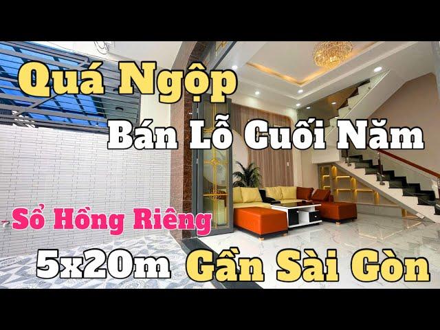 Chính Chủ Ngộp Ngân Hàng Cần Bán Nhà Rẻ Ngỡ Ngàng 5x20m ngay khu đô thị 5 sao binh chánh