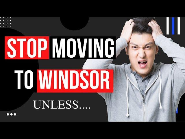 Avoid Moving To Windsor (Unless You Can Handle These Negatives)