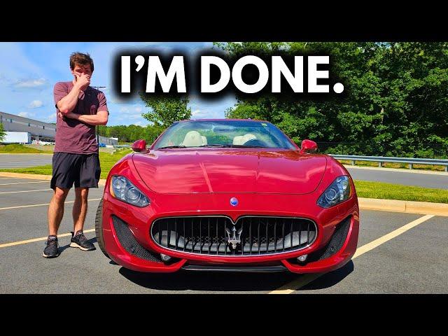 I Spent My Life Savings on a Maserati Granturismo...