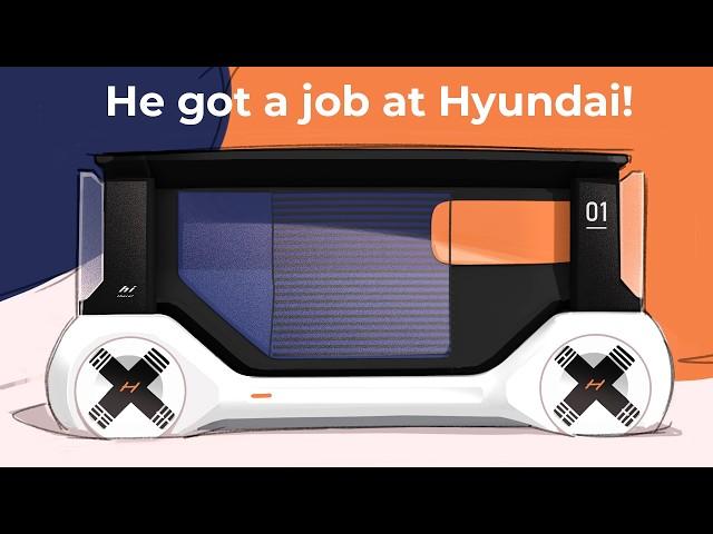 Hyundai Designer Reveals His Journey to Get a Job!