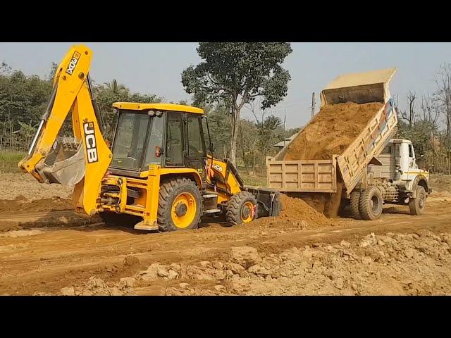 Remote Area Road Construction - JCB 3DX ECO - JCB Working Video Collections - JCB Backhoe Loader