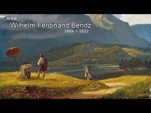 Artist Wilhelm Ferdinand Bendz (1804 - 1832) Danish Painter | WAA