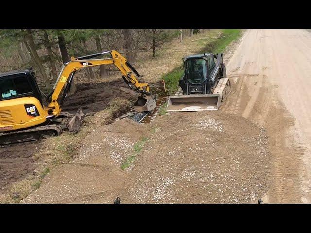 Excavation Company Land Clearing For New Road #construction