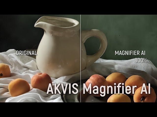 AKVIS Magnifier AI - Image Enlargement with Quality Improvement