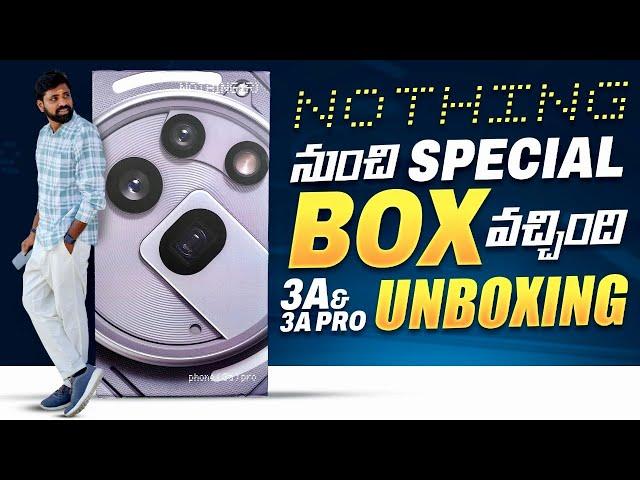 Nothing Phone 3a & 3a Pro Unboxing & First Impressions – A Game Changer? || In Telugu ||