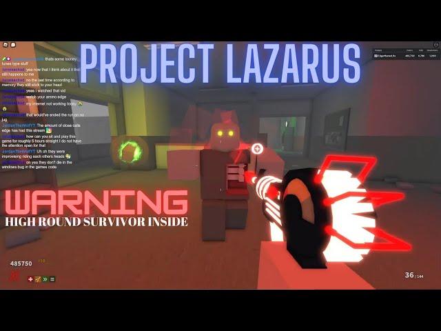 Roblox Project Lazarus: High Round Survivor Solo (Tournament Run)