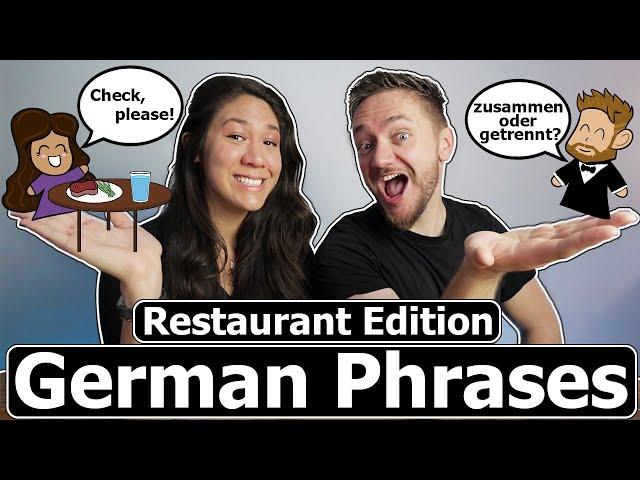 5 German Phrases to Use in a Restaurant! (Ordering Food, Paying the Bill)